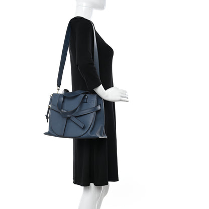 Loewe Calfskin Small Gate Tote Steel Blue 2 of 9