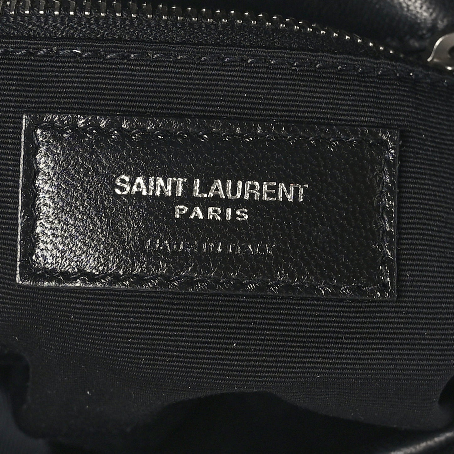 Lambskin Quilted Toy Loulou Puffer Monogram Chain Satchel Black