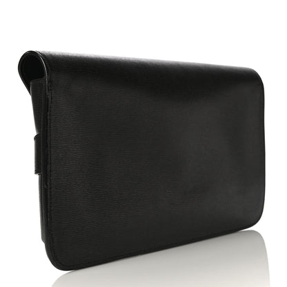 Gucci Calfskin Large Bright Bit Clutch Black 3 of 20