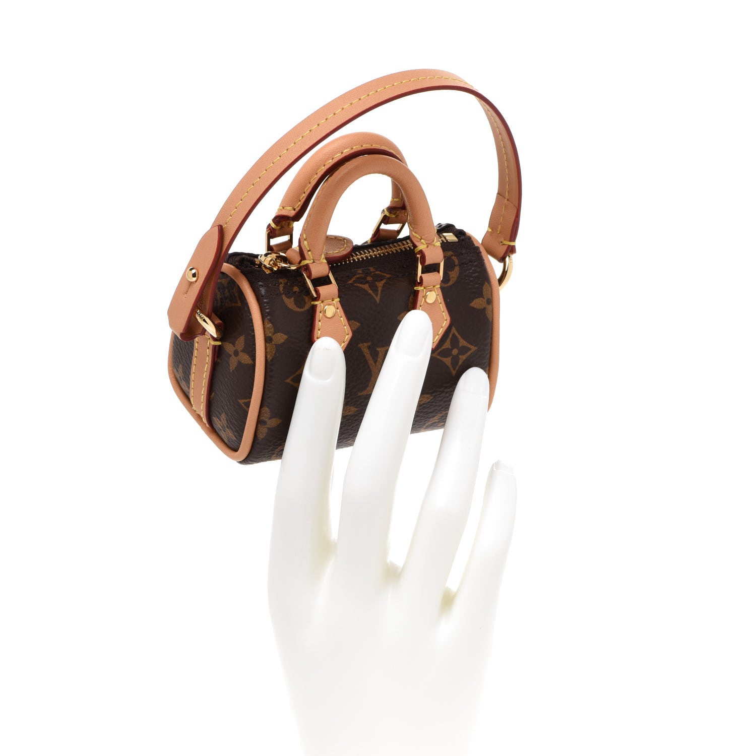 Louis Vuitton Monogram Micro Speedy Bag Charm 2 of 6