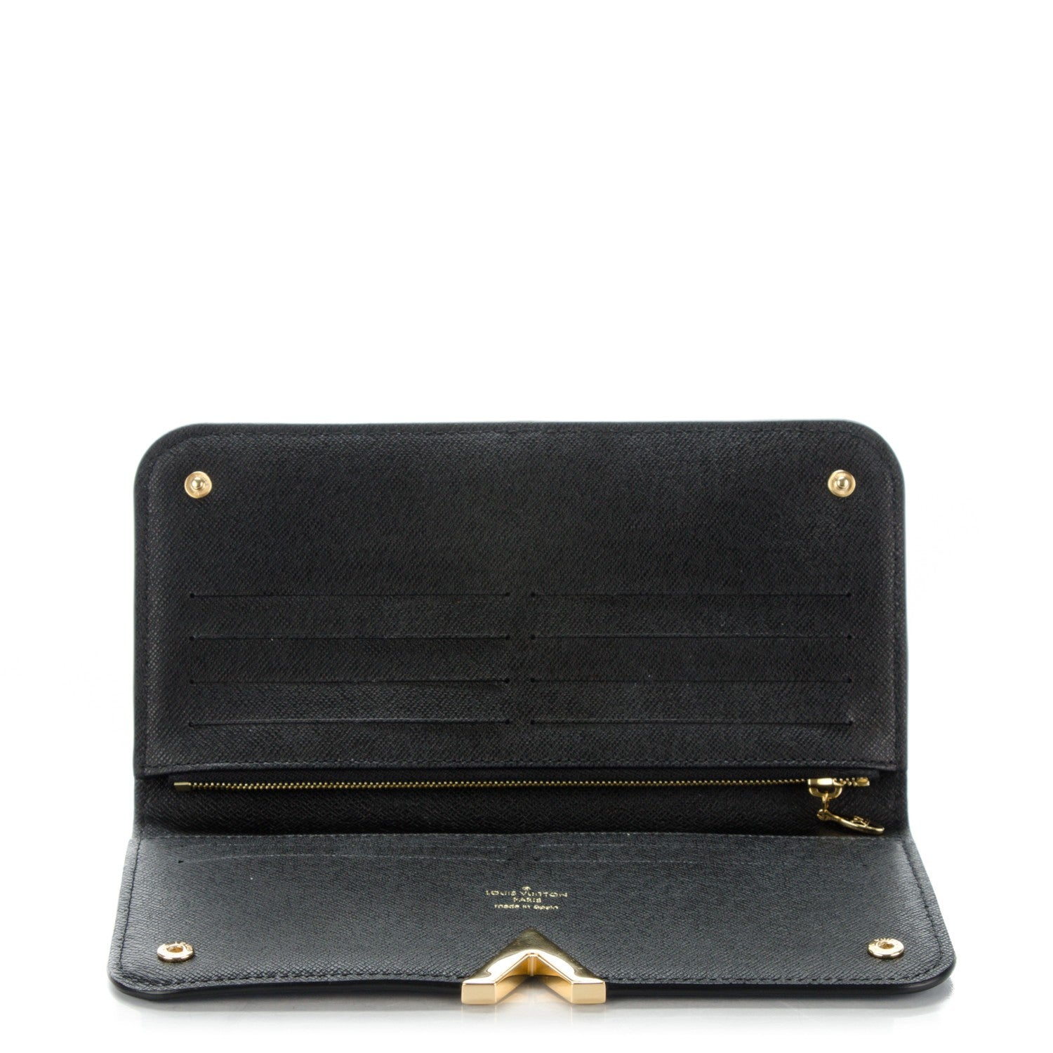 Louis Vuitton Monogram Monogram Kimono Wallet Black 5 of 7