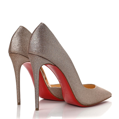 Christian Louboutin Glitter Luminor Iriza 100 Pumps 40.5 Gold 4 of 6