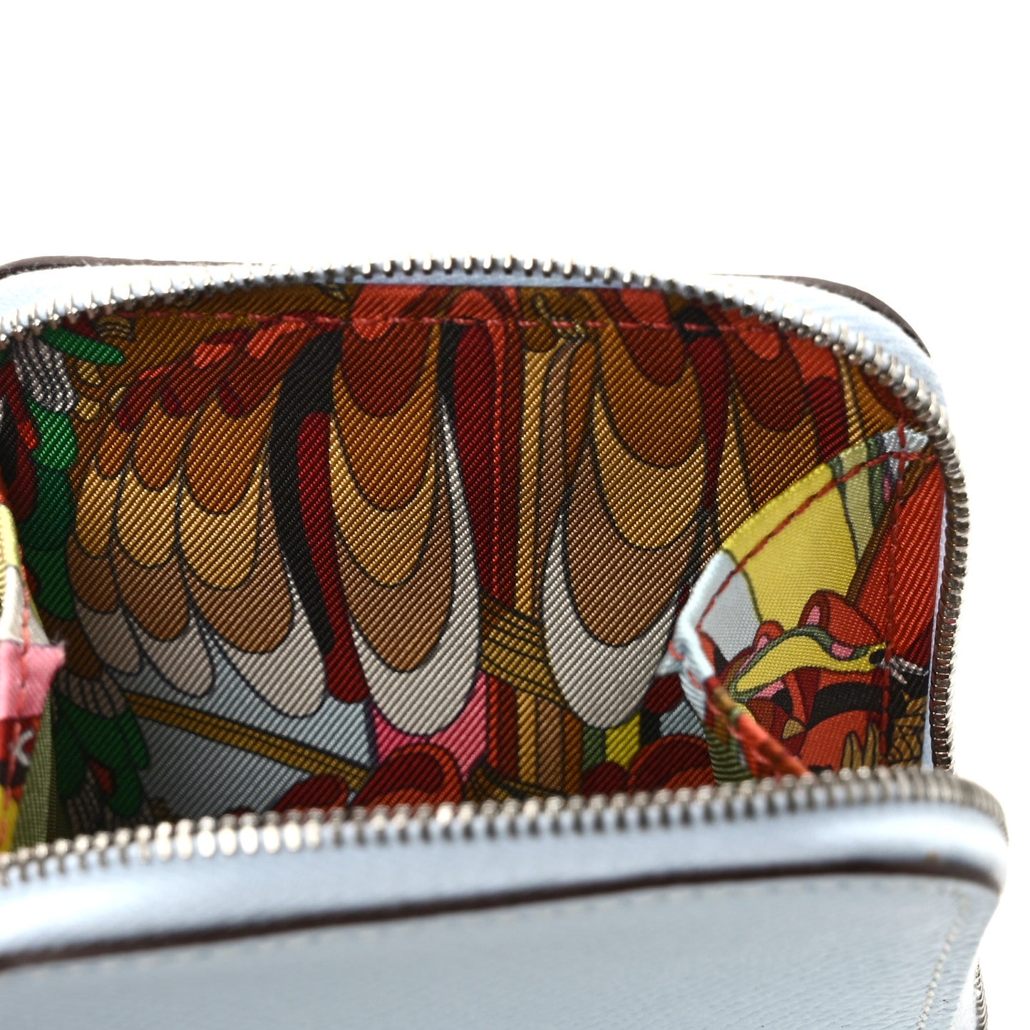 Epsom Silk'In Coin Purse Bleu Brume