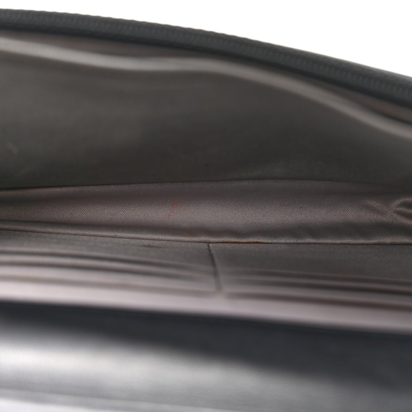 Lambskin Camellia Embossed Wallet On Chain WOC Black