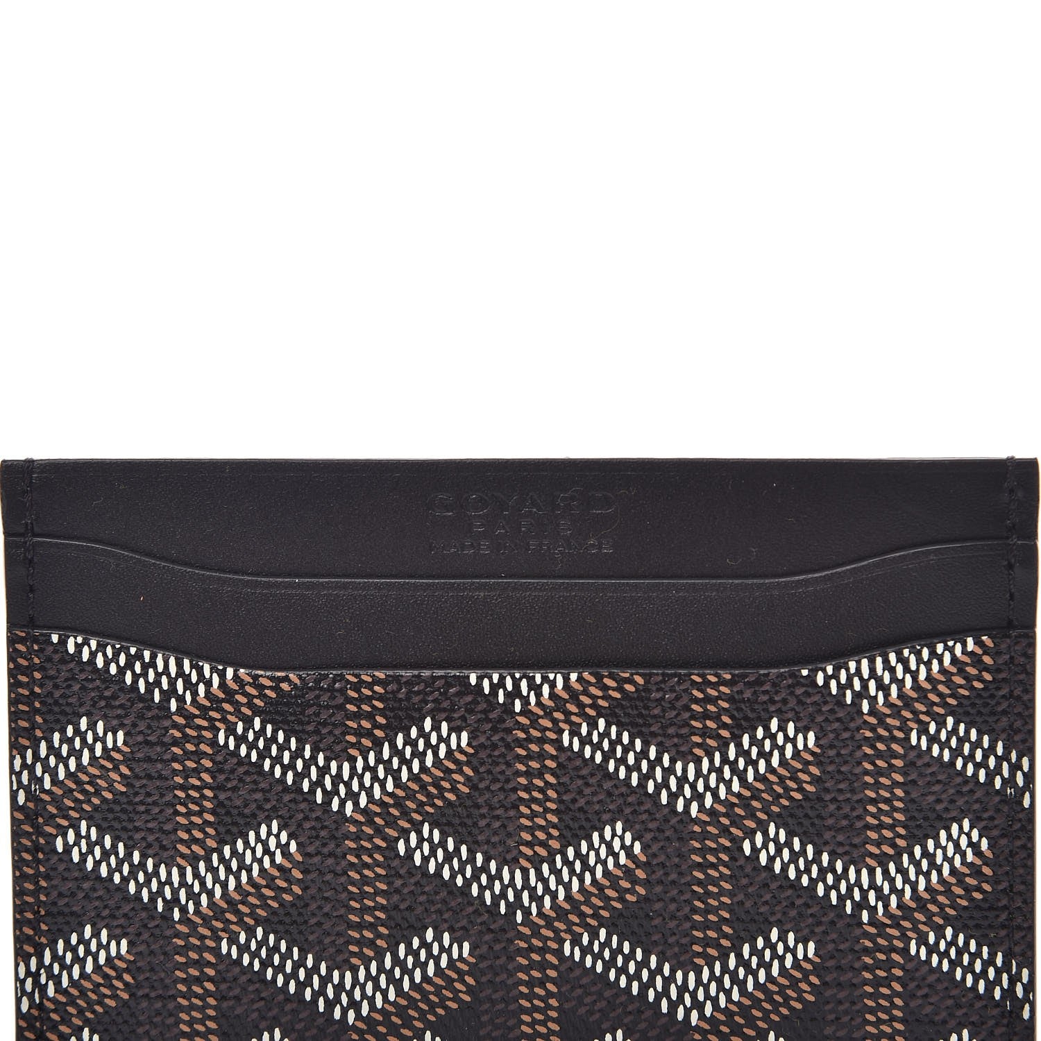 Goyard Goyardine Saint Sulpice Card Holder Black 6 of 8