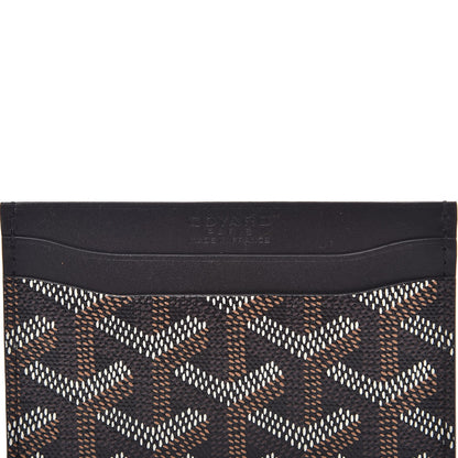 Goyard Goyardine Saint Sulpice Card Holder Black 6 of 8