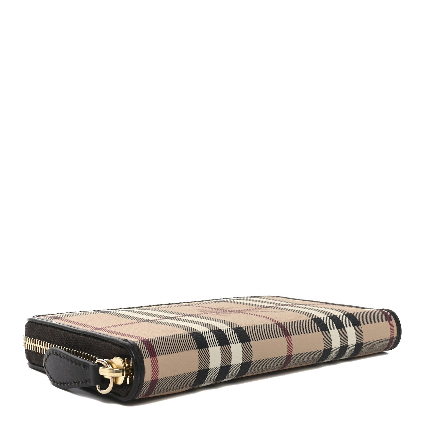Haymarket Check Large Ziggy Zip Around Wallet Chocolate