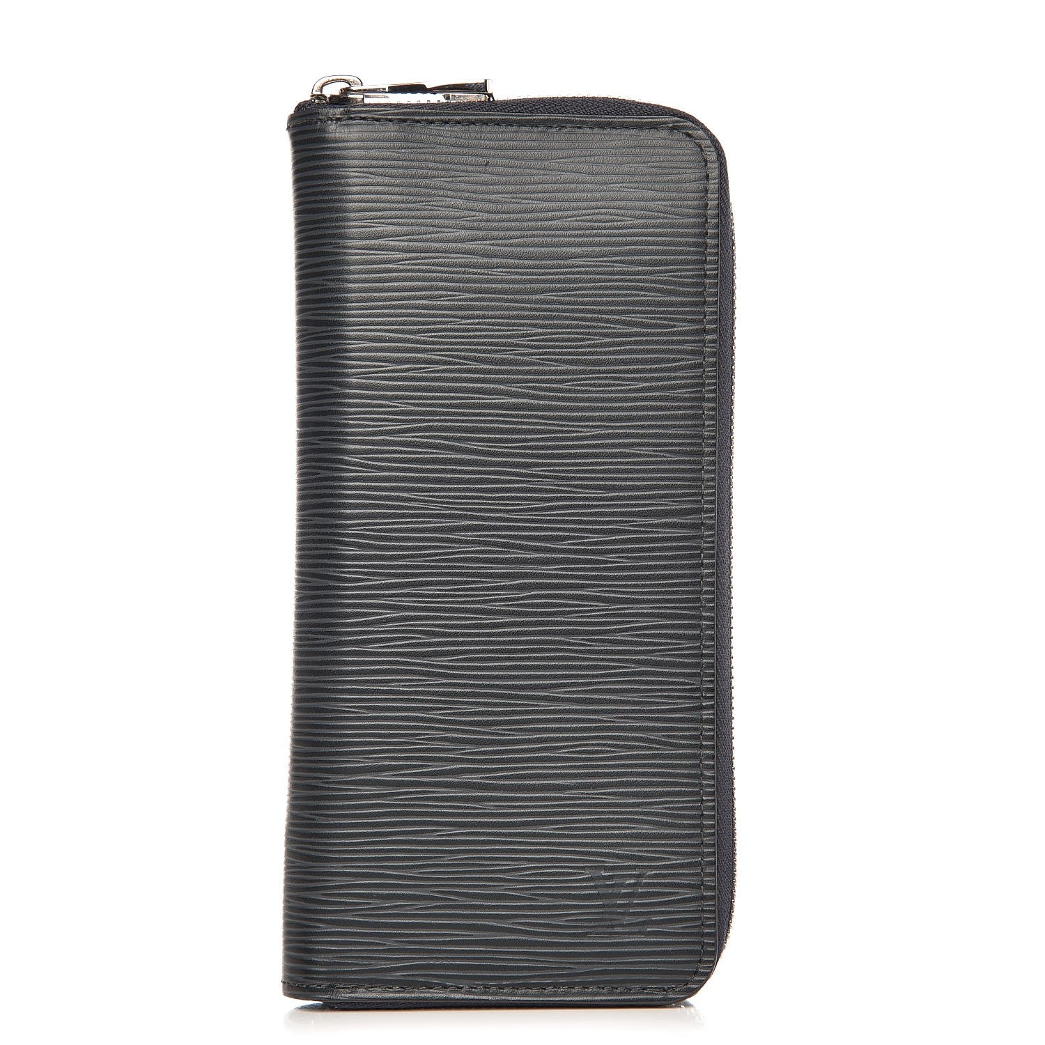 Louis Vuitton Epi Zippy Vertical Wallet Blue Nuit 1 of 10