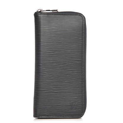 Louis Vuitton Epi Zippy Vertical Wallet Blue Nuit 1 of 10