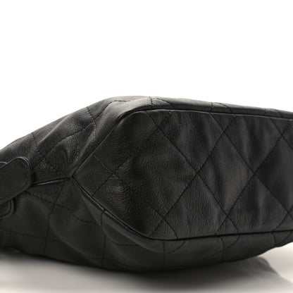 Chanel Calfskin Quilted Daily Hobo Black 8 of 10
