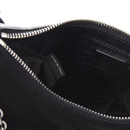 Prada Nylon Re-Edition 2005 Shoulder Bag Black 7 of 12