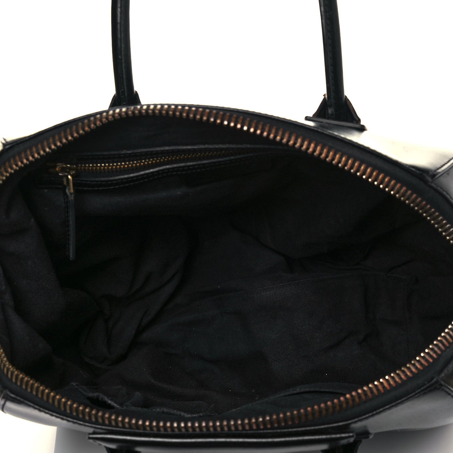 Shiny Lord Calfskin Medium Antigona Black