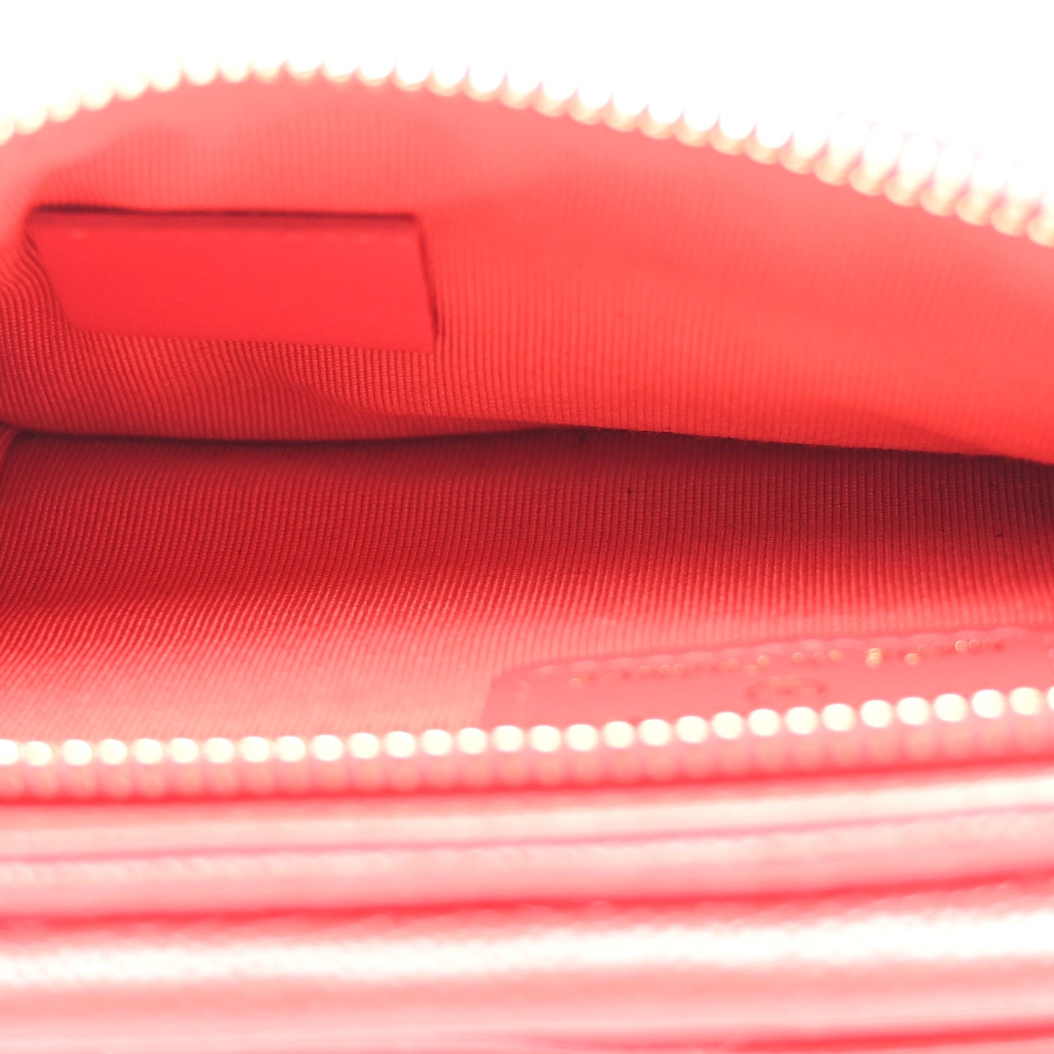 Chanel Caviar Quilted CC Phone Holder Red 5 of 12