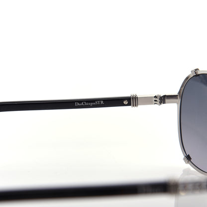 Christian Dior Metal Chicago 2 Aviator Sunglasses Black 6 of 9