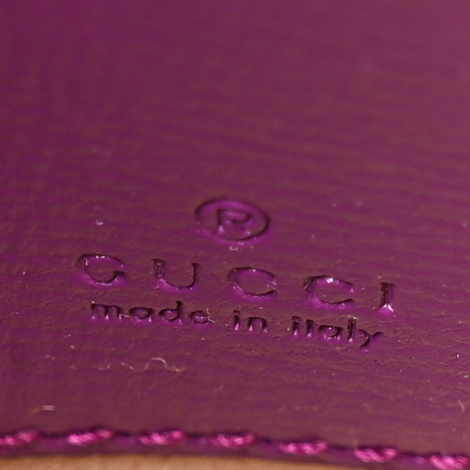 Gucci Azalea Calfskin Web Monochrome Horsebit 1955 Wallet On Strap Purple 6 of 10