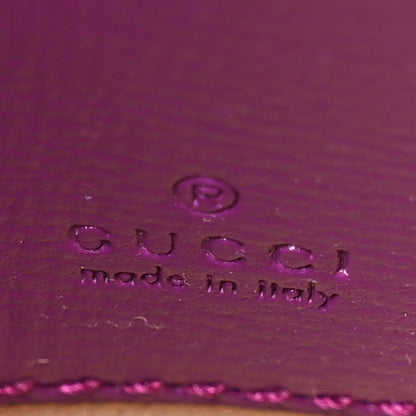 Gucci Azalea Calfskin Web Monochrome Horsebit 1955 Wallet On Strap Purple 6 of 10