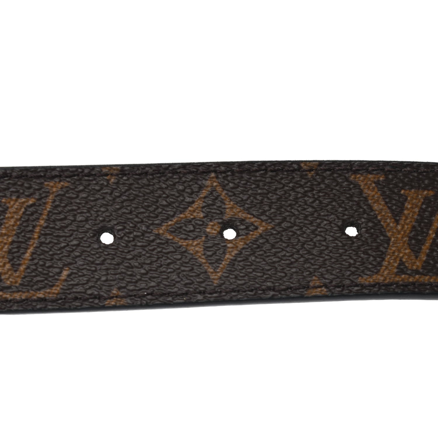Louis Vuitton Calfskin Monogram 30mm LV Initiales Reversible Belt 85 34 Black 4 of 5
