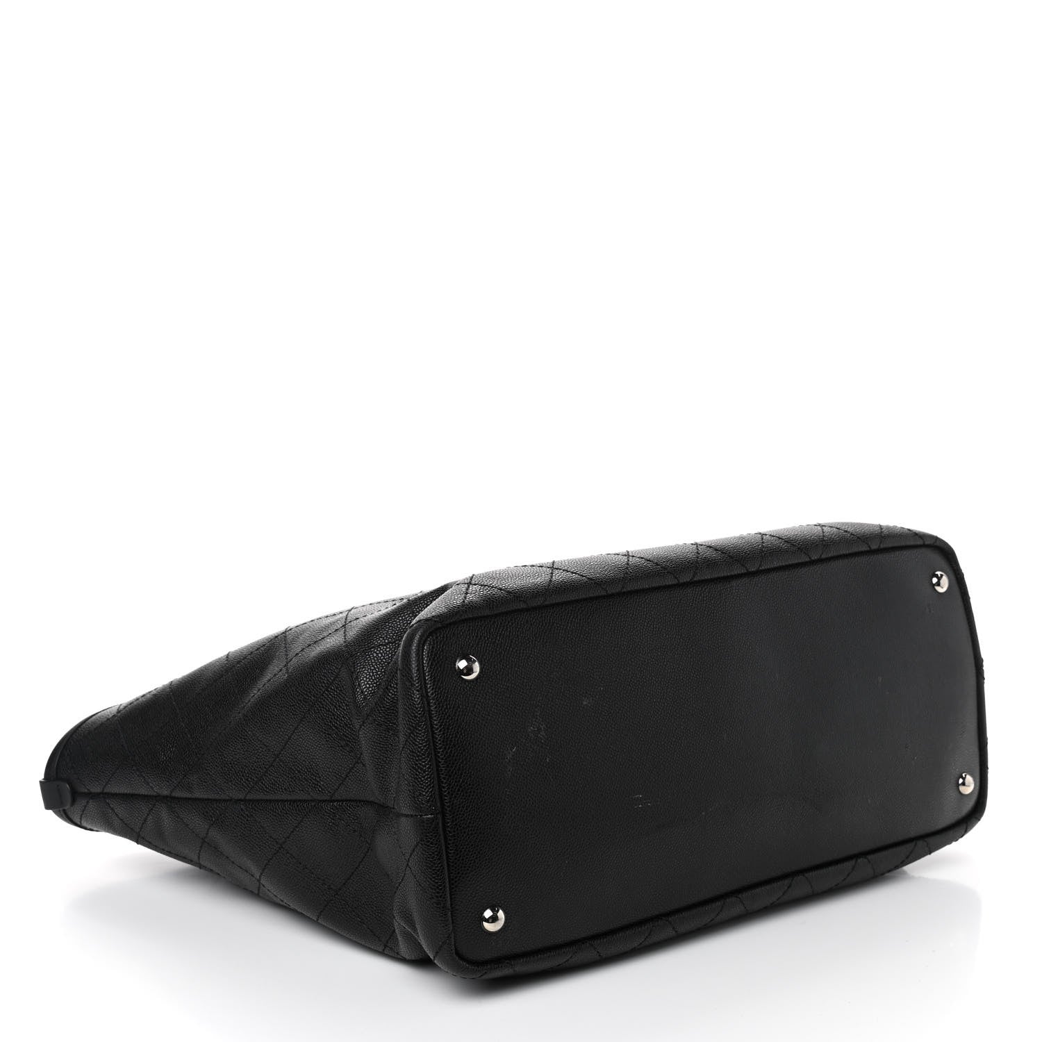 Chanel Grained Calfskin Large Shopping Fever Tote Black 4 of 10