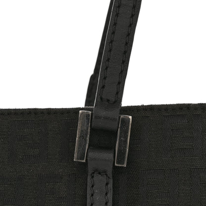 Fendi Zucchino Vitello Tote Black 11 of 14