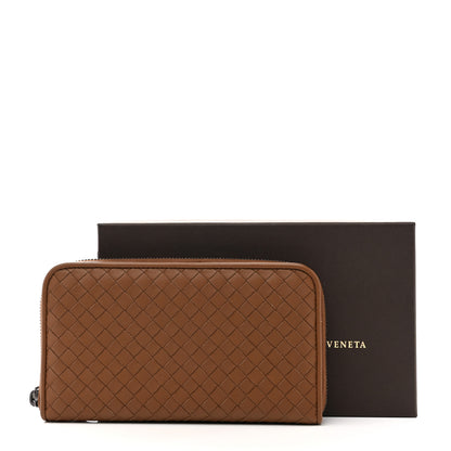 Bottega Veneta Nappa Intrecciato Zip Around Wallet Edoardo 8 of 8