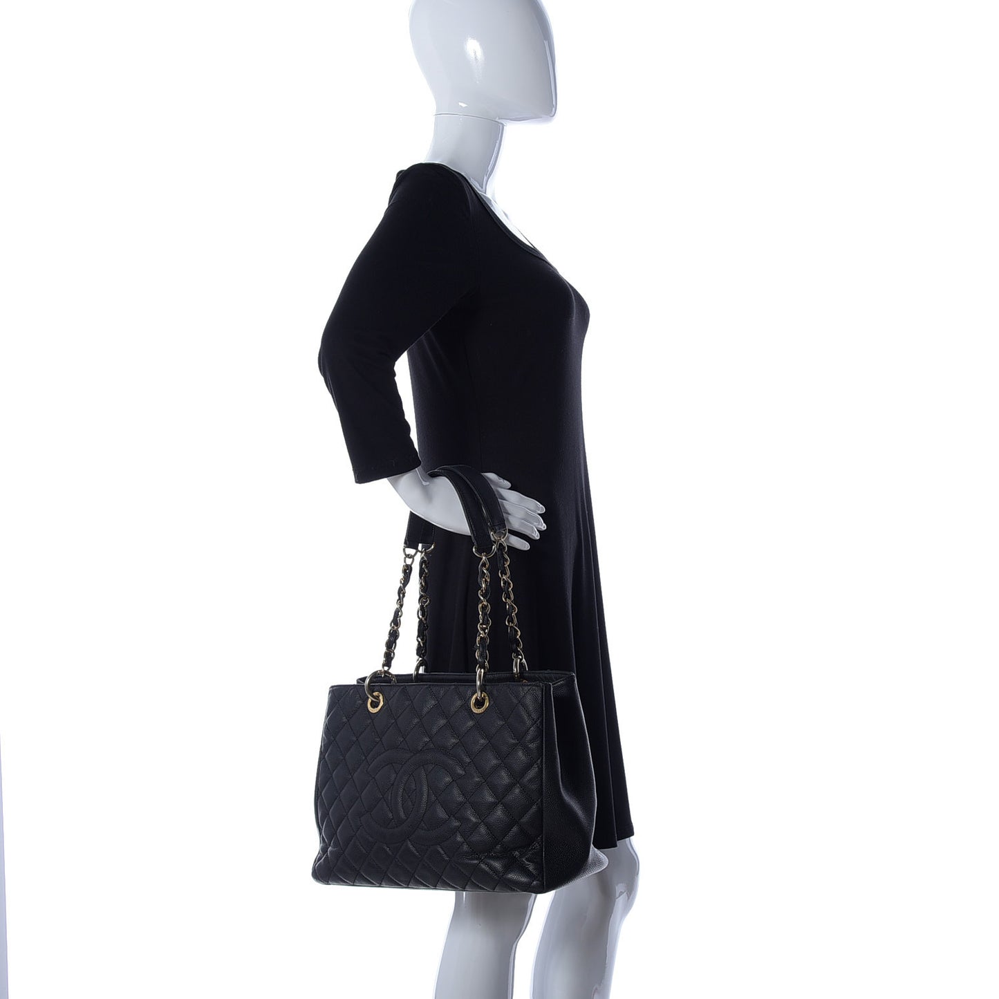 Dollar Calfskin Interlocking G Shoulder Bag Soft Pink