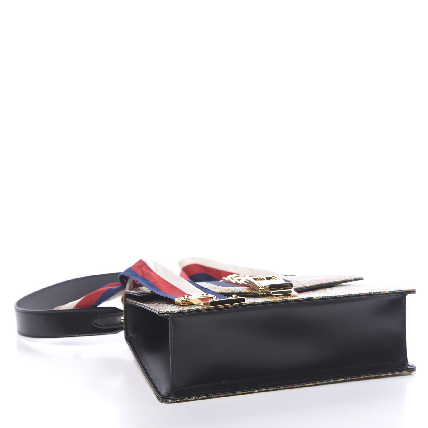 Iridescent Brocade Small Sylvie Shoulder Bag Gold
