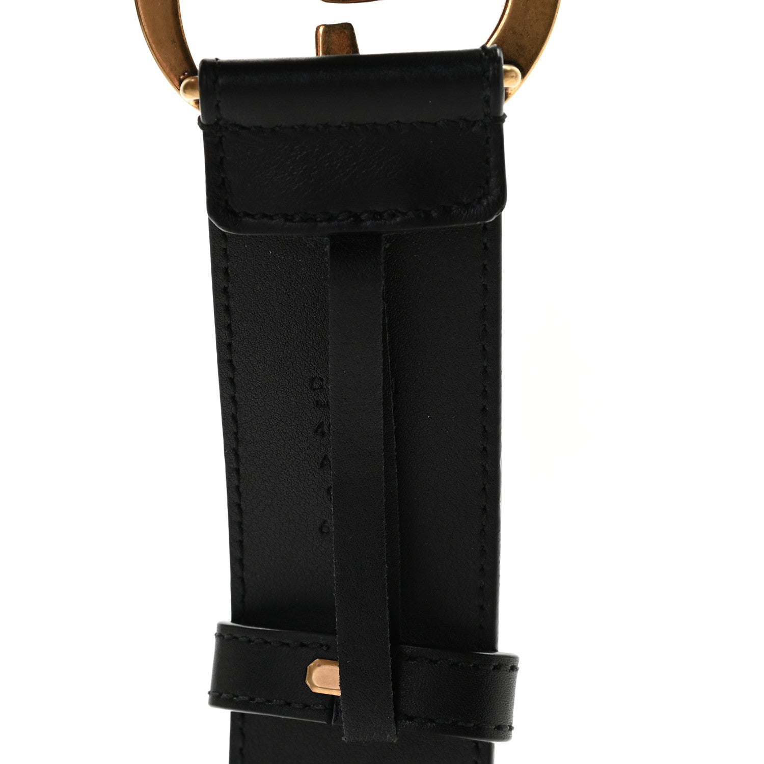 Gucci Calfskin Double G 40mm Belt 90 36 Black 3 of 5
