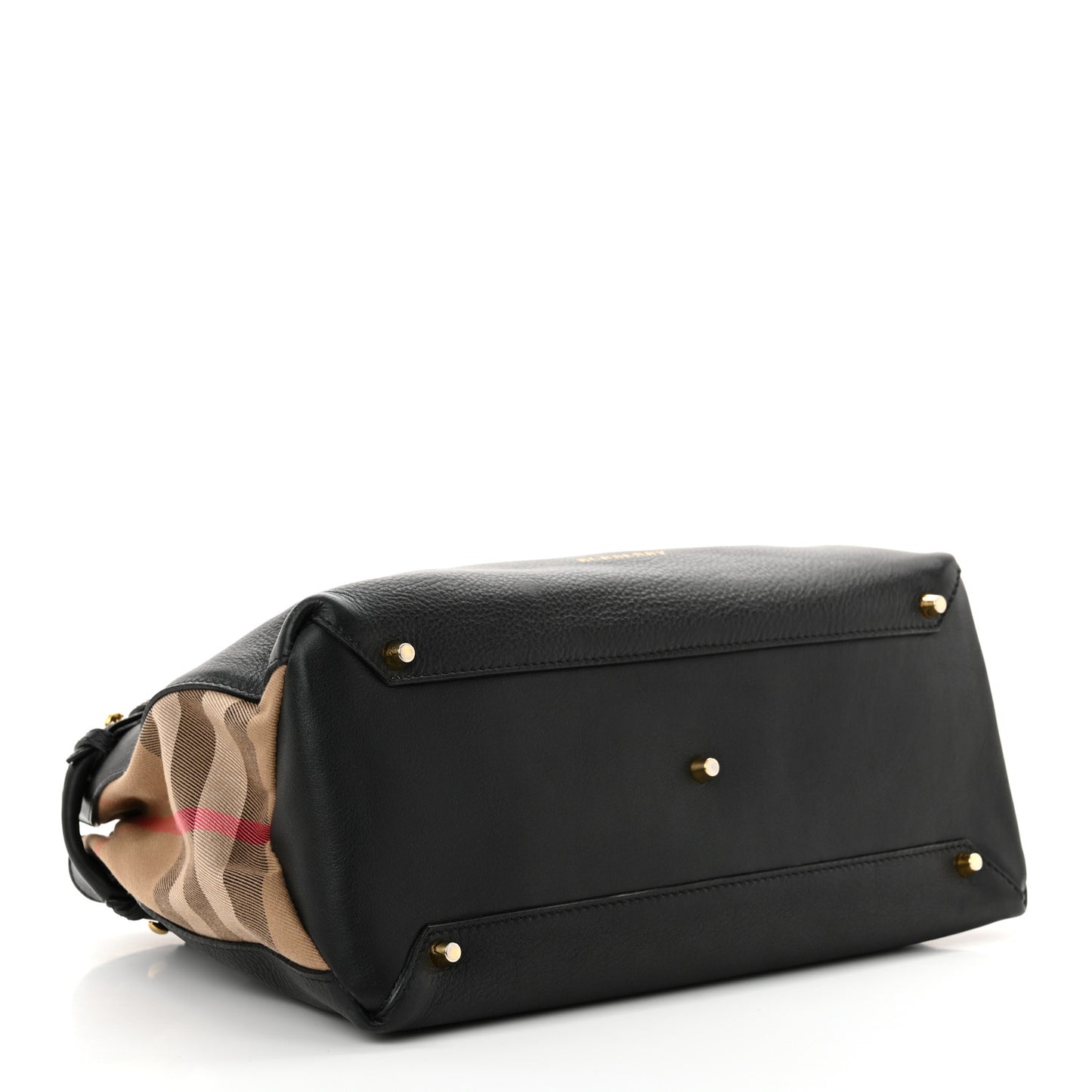Smooth Calfskin Medium Sartorial Banner Tote Black