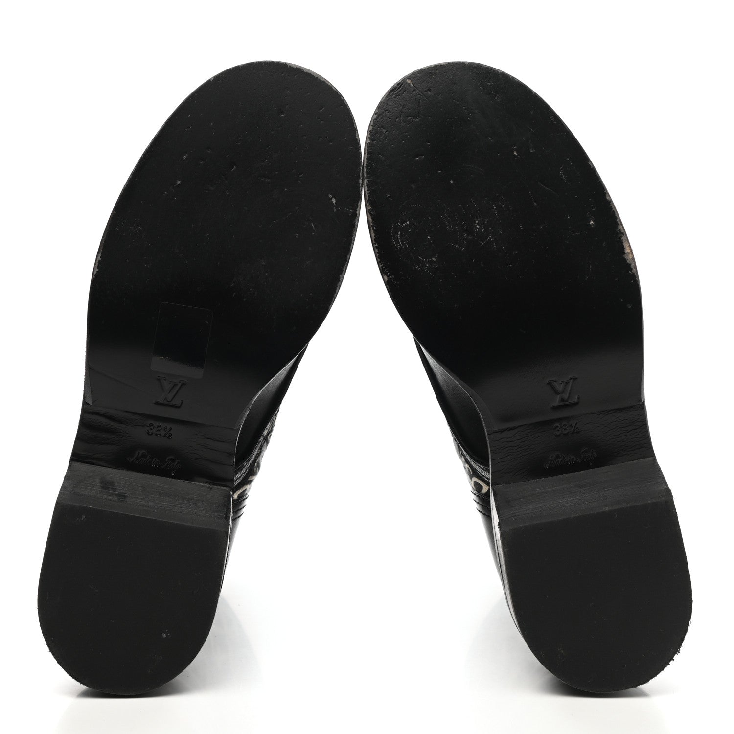 Louis Vuitton Jacquard Calfskin Since 1854 Metropolis Flat Ranger Boot 38.5 Gray 5 of 11