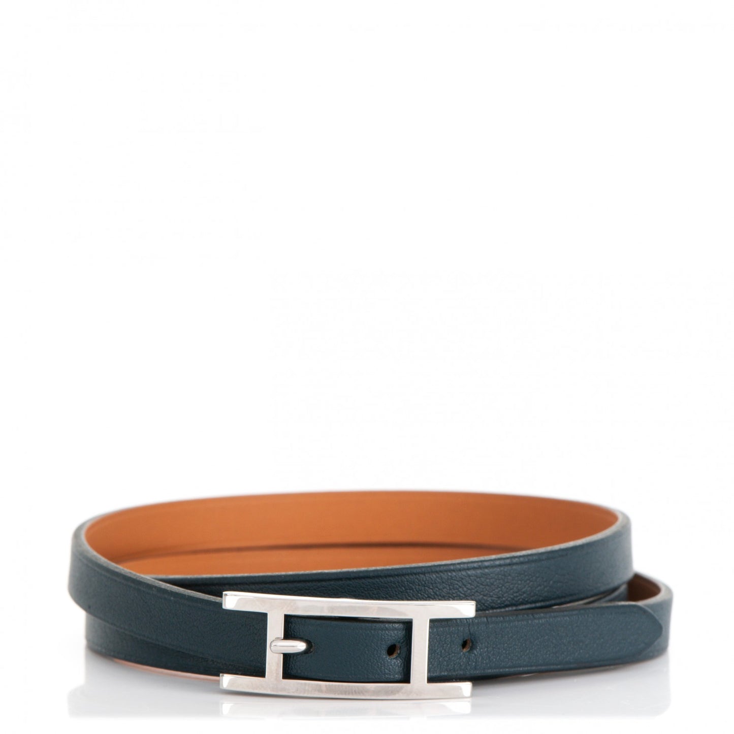 Swift Hapi 3 MM Triple Tour Wrap Bracelet M Bleu De Prusse