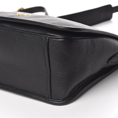 Prada Vitello Phenix Crossbody Bag Black 11 of 11