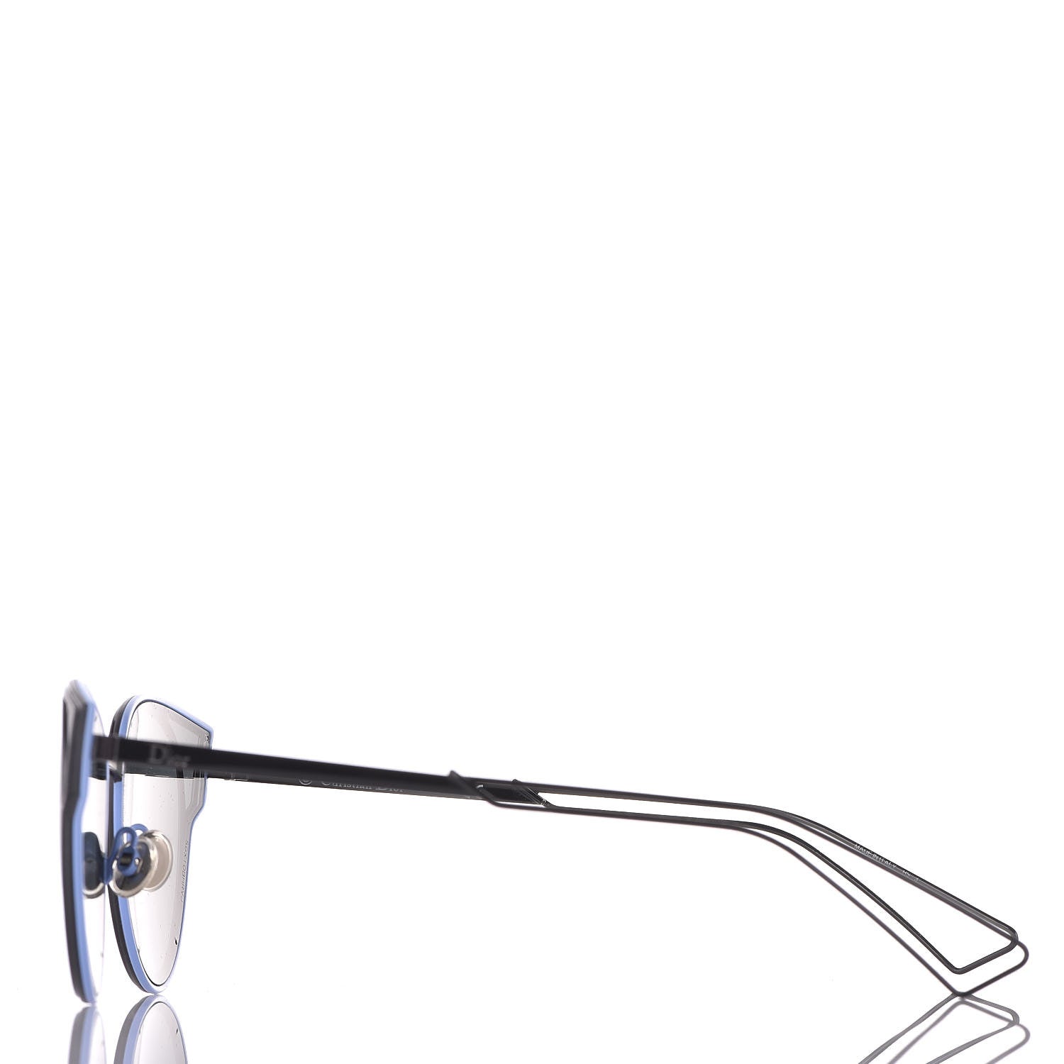 Christian Dior Sculpt Cat Eye Sunglasses Black 2 of 9