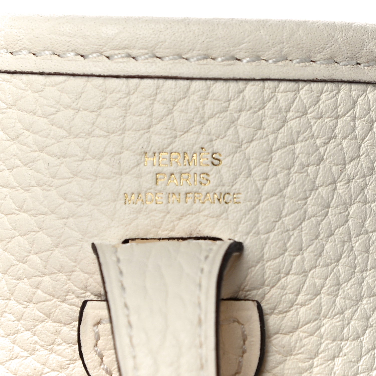 Hermes Taurillon Clemence Amazone Evelyne TPM Nata Craie 6 of 11