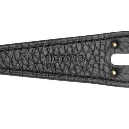 Hermes Taurillon Clemence Lindy 26 Black 7 of 14