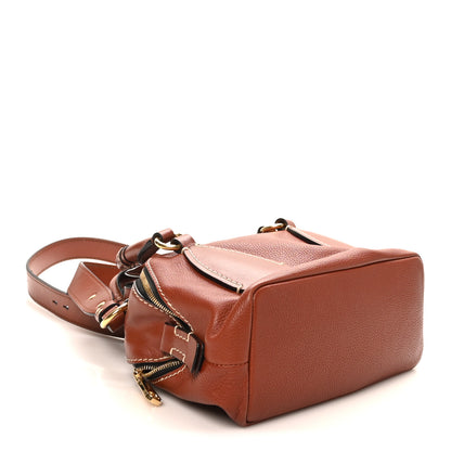 Chloe Calfskin Small Daria Sepia Brown 4 of 9
