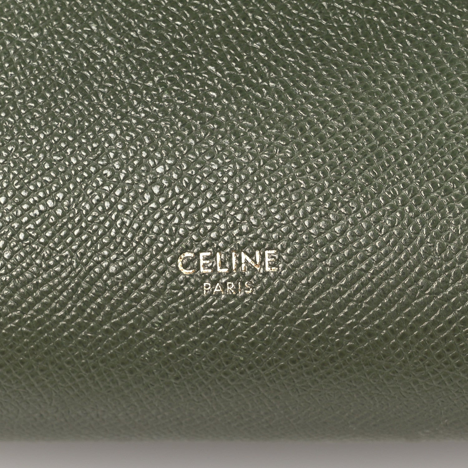 Celine Grained Calfskin Micro Belt Bag Army Green 7 of 12