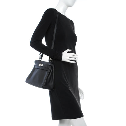 Hermes Togo Kelly Retourne 28 Black 3 of 7