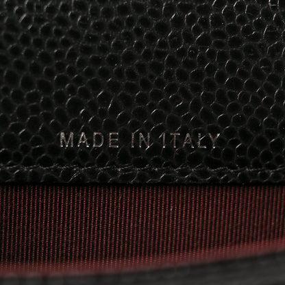 Chanel Caviar Quilted Flap Card Holder Black 7 of 9