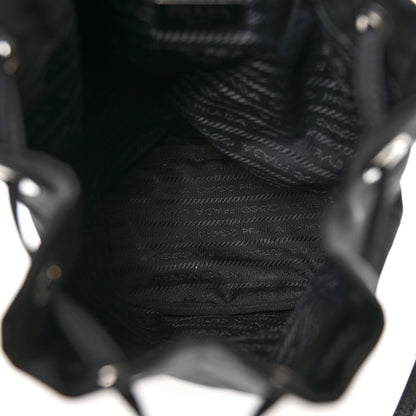 Prada Re-Nylon Saffiano Bucket Wristlet Black 5 of 9