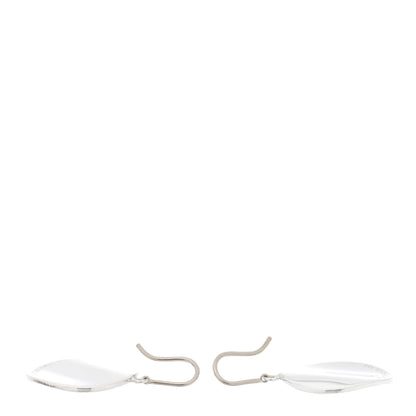 Tiffany Sterling Silver Notes Round Drop Earrings 3 of 4
