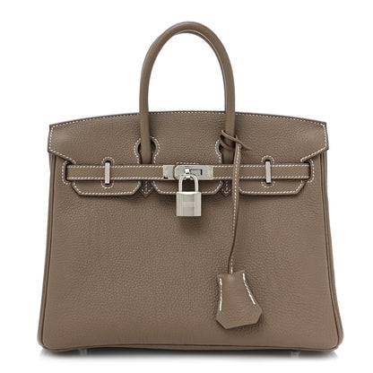 Hermes Togo Birkin 25 Etoupe 1 of 9