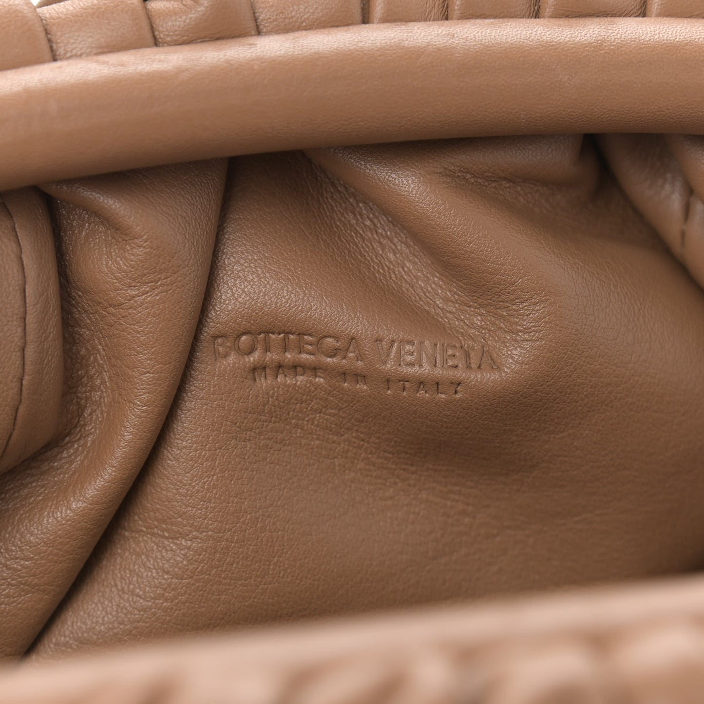 Butter Calfskin The Mini Pouch Camel