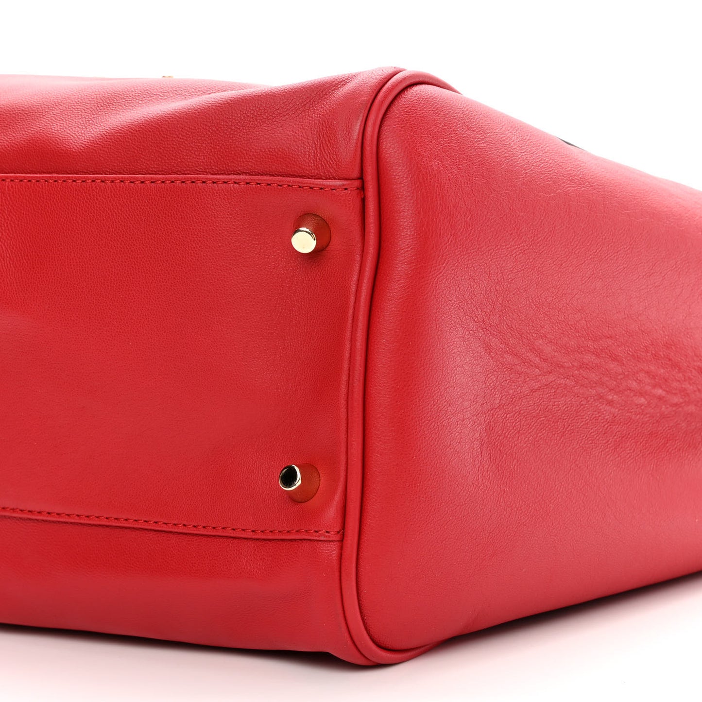 Calfskin Haymarket Check Small Canterbury Tote Red