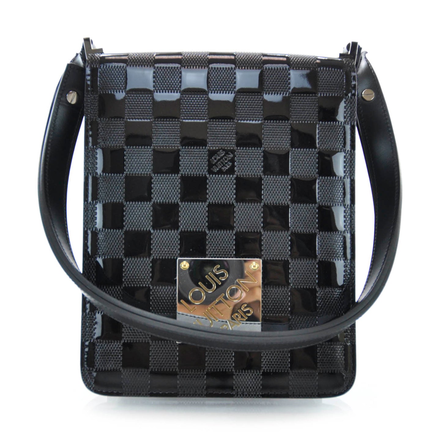 Damier Vernis Cabaret Club Bag Black