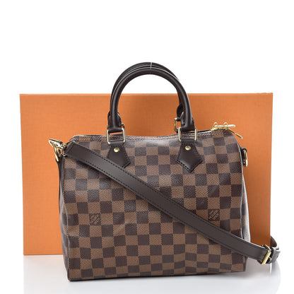 Louis Vuitton Damier Ebene Speedy Bandouliere 25 11 of 11