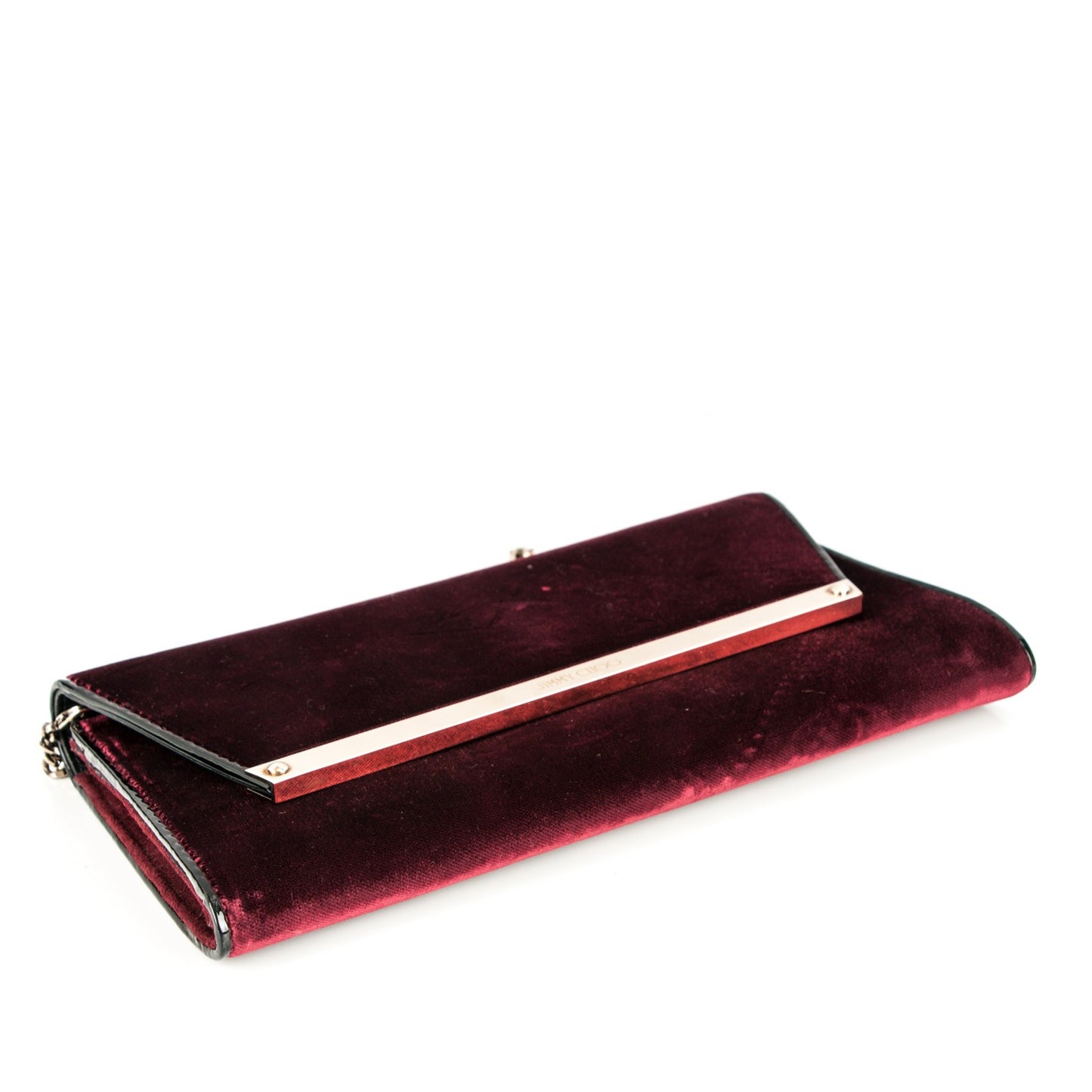 Velvet Margot Clutch Bordeaux