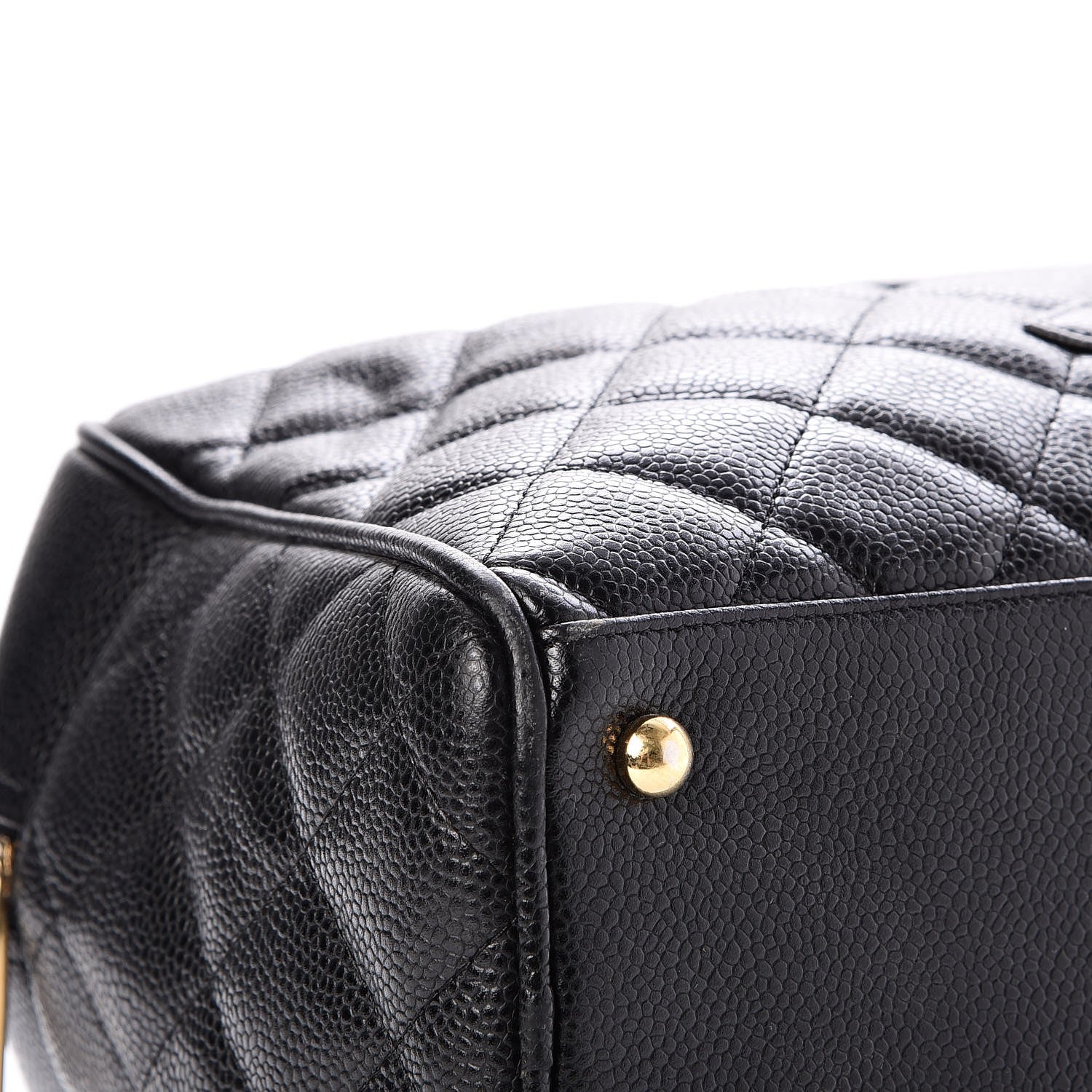 Chanel Caviar Quilted Large Bowler Black 12 of 15