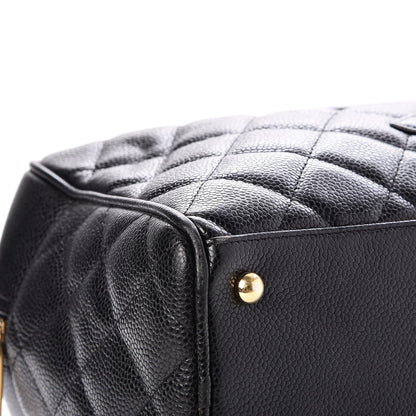Chanel Caviar Quilted Large Bowler Black 12 of 15