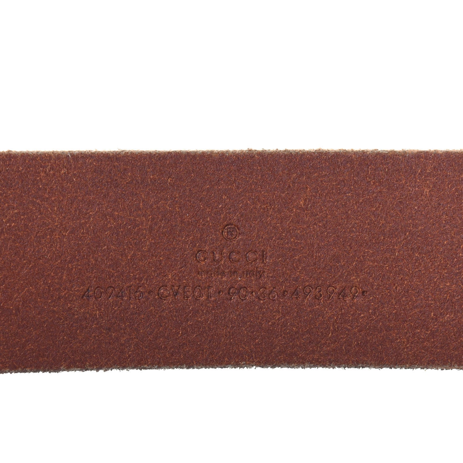 Gucci Faded Calfskin Double G 40mm Belt 90 36 Cuir 3 of 12