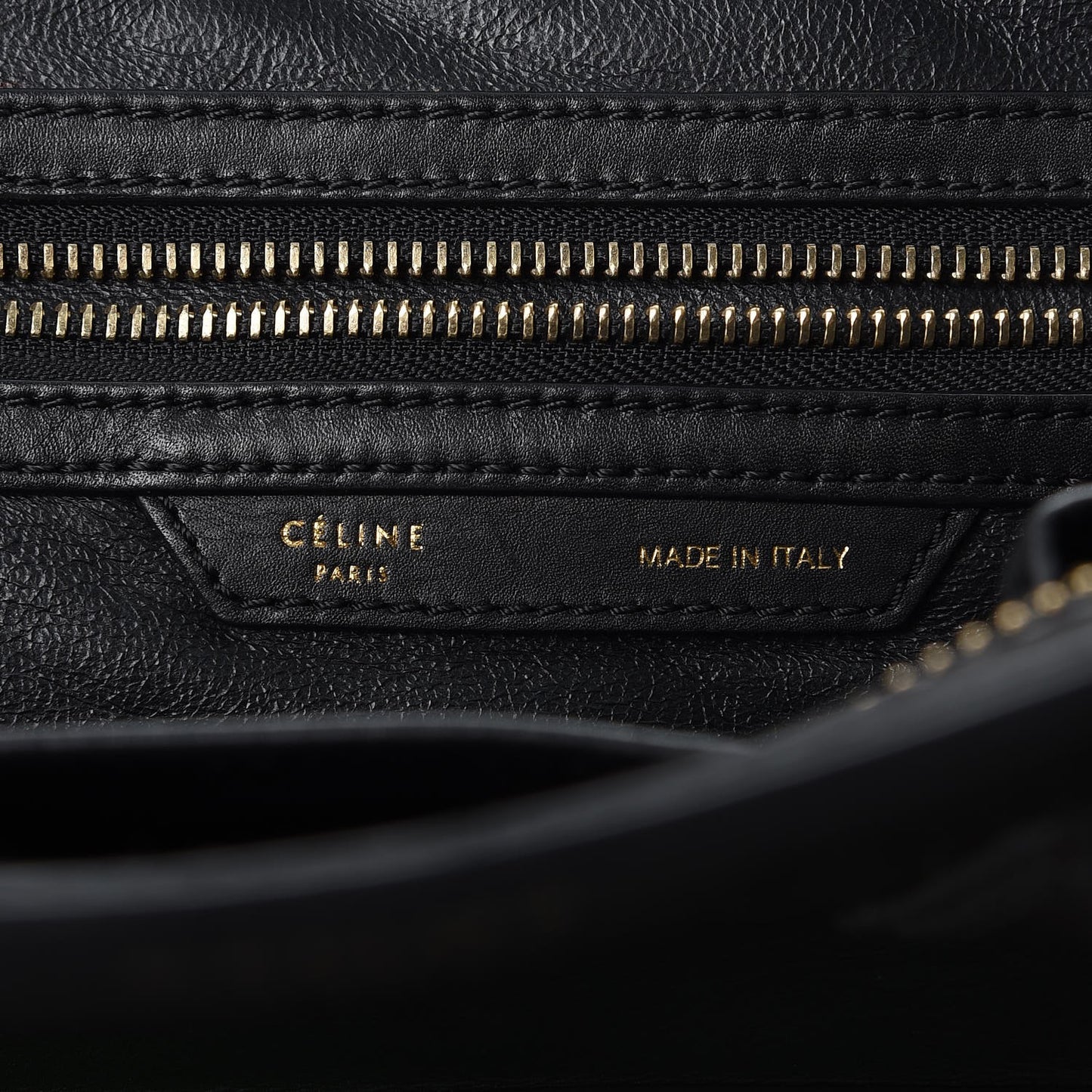 Smooth Calfskin Mini Bi-Color Luggage Forest Black